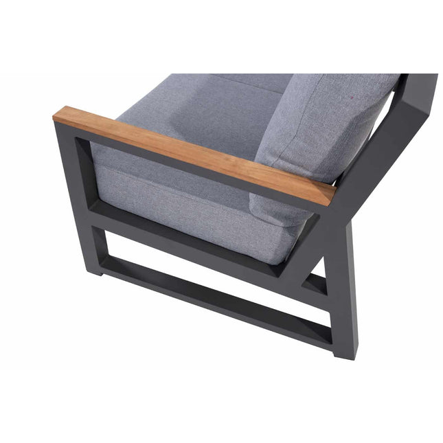 Taste 4SO Gigi Lounge Set Anthrazit ohne Couchtisch