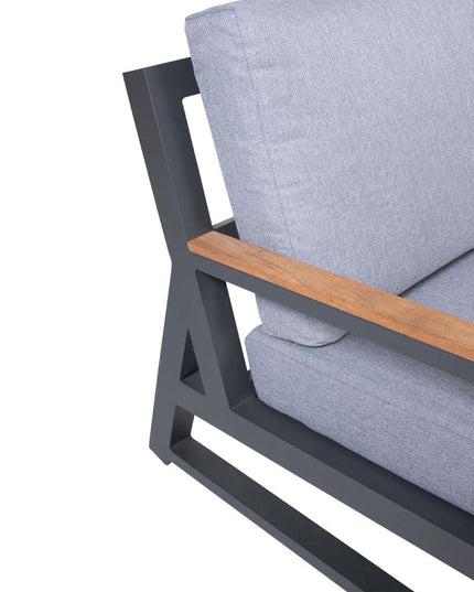 Taste 4SO Gigi Lounge Set Anthrazit ohne Couchtisch