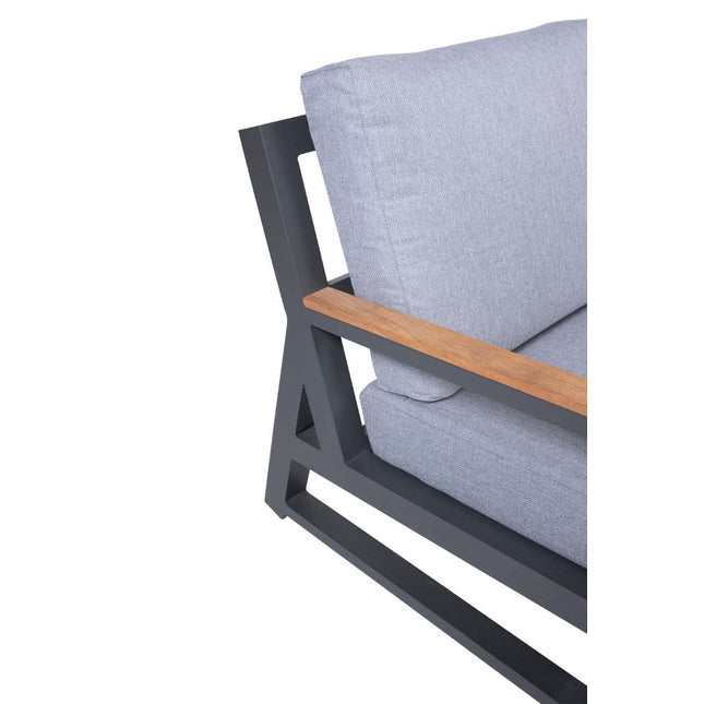 Taste 4SO Gigi Lounge Set Anthrazit ohne Couchtisch