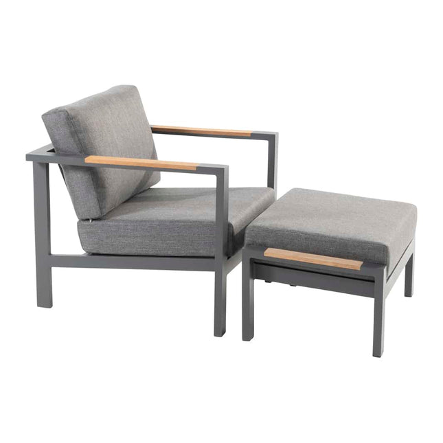 Taste 4SO Ginger Lounge Set Anthrazit + Kaffeetabelle 120 x 64,5 cm