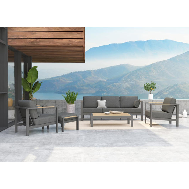 Taste 4SO Ginger Lounge Set Anthrazit + Kaffeetabelle 120 x 64,5 cm