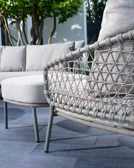 4 Seasons Outdoor Jura Bistro Lounge Set + Volta Seiten Tabelle 45 Ø CM Olive