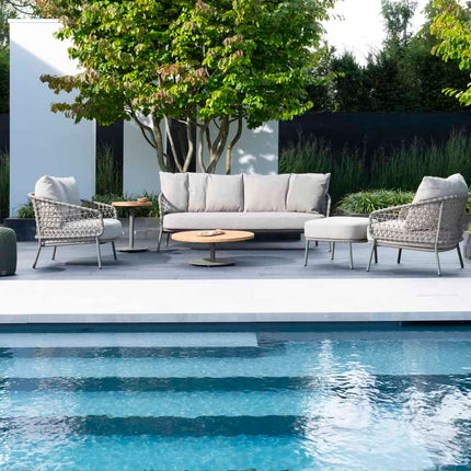 4 Seasons Outdoor Jura 3-Sitzer-Lounge-Sofa inkl. 3 Kissen