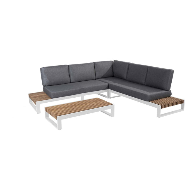 Taste 4SO Kioto Lounge Set Modular Anthrazit + Kaffeetisch 120 x 60 cm