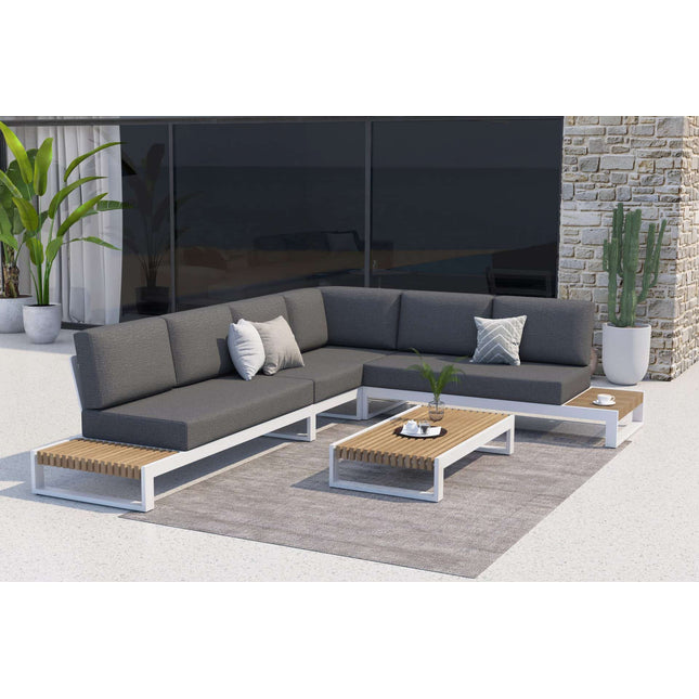 Taste 4SO Kioto Lounge Set Modular Anthrazit + Kaffeetisch 120 x 60 cm
