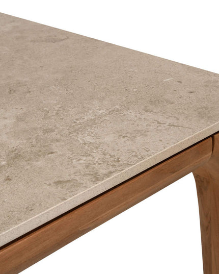 4 Seasons Outdoor Samos Essstuhl + Geschmack 4SO Liam Tisch mit Keramikplatten 240 cm
