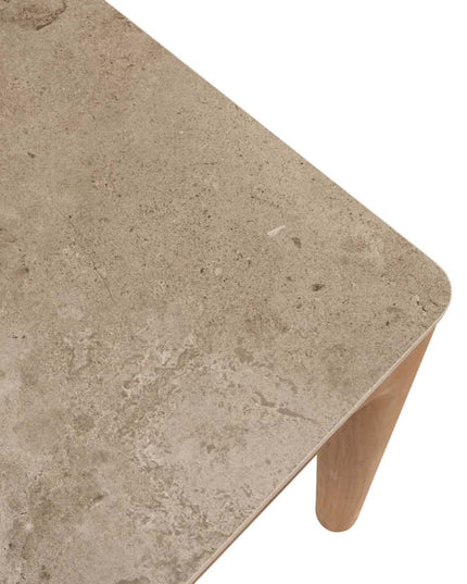 4 Seasons Outdoor Samos Essstuhl + Geschmack 4SO Liam Tisch mit Keramikplatten 240 cm
