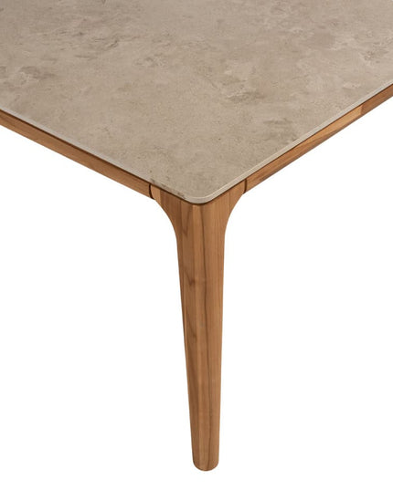 4 Seasons Outdoor Nora Essstuhl + Taste 4SO Liam Esstisch mit Keramiktisch Top 240 cm