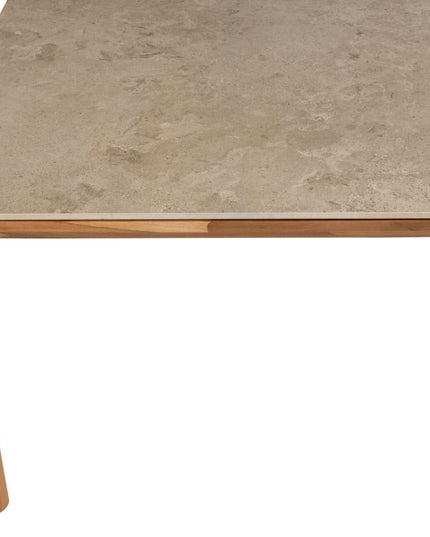4 Seasons Outdoor Nora Essstuhl + Taste 4SO Liam Esstisch mit Keramiktisch Top 240 cm