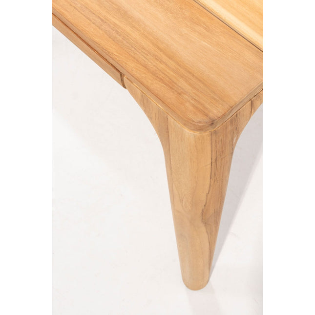 4 Seasons im Freien Samos Essstuhl + Taste 4SO Liam Esstisch Teak 180 cm