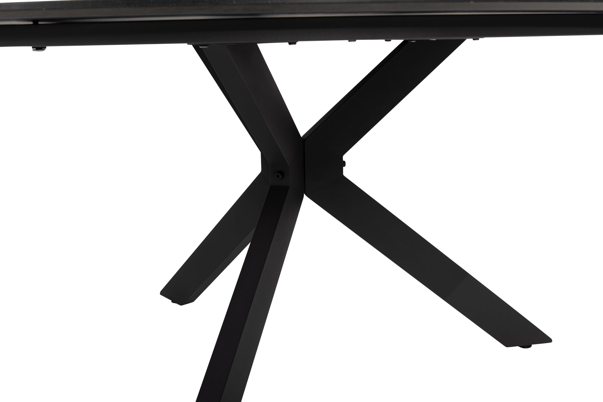 4 Seasons Outdoor Locarno dining table 130cm HPL slate anthracite - Detail view