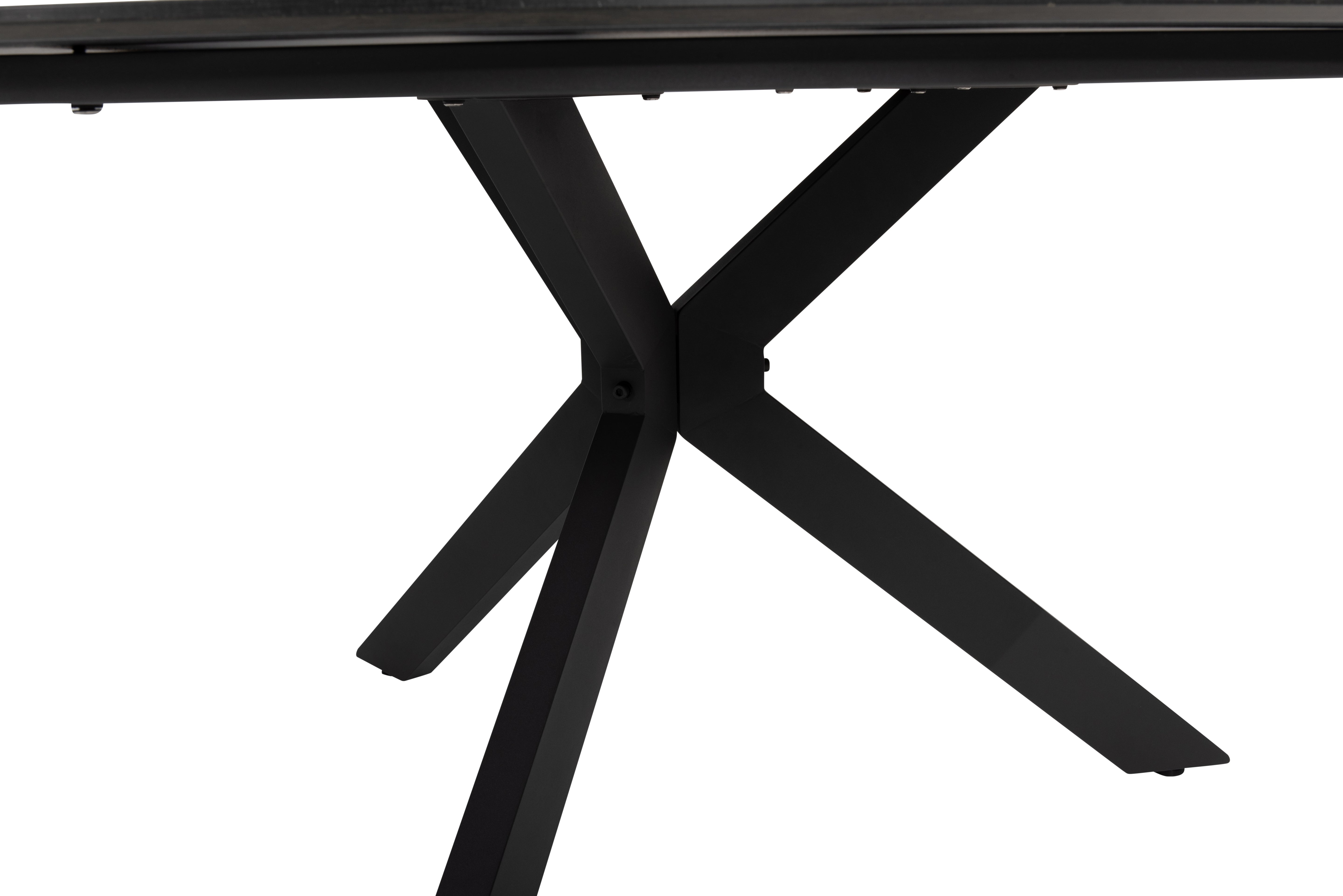 4 Seasons Outdoor Locarno dining table 130cm HPL slate anthracite - Detail view