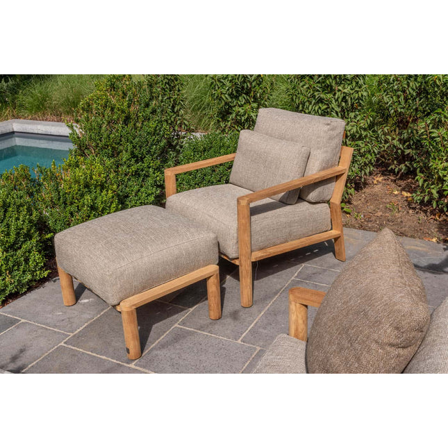 4 Seasons Outdoor Lucas Lounge Chair Teak inkl. 3 Kissen