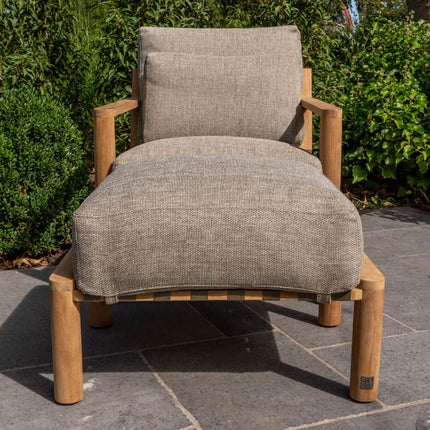 4 Seasons Outdoor Lucas Lounge Chair Teak inkl. 3 Kissen