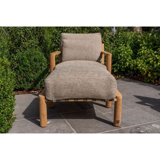 4 Seasons Outdoor Lucas Lounge Chair Teak inkl. 3 Kissen