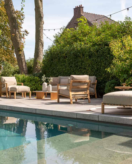 4 Seasons Outdoor Lucas Bistro Lounge Set + Finn Couchtisch 60 Ø CM