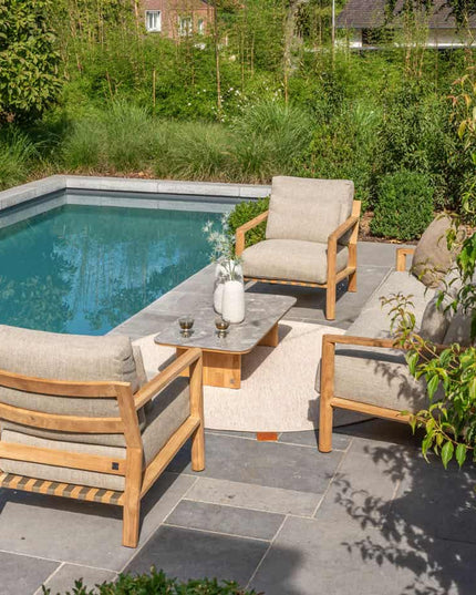 4 Seasons Outdoor Lucas Bistro Lounge Set + Finn Couchtisch 60 Ø CM