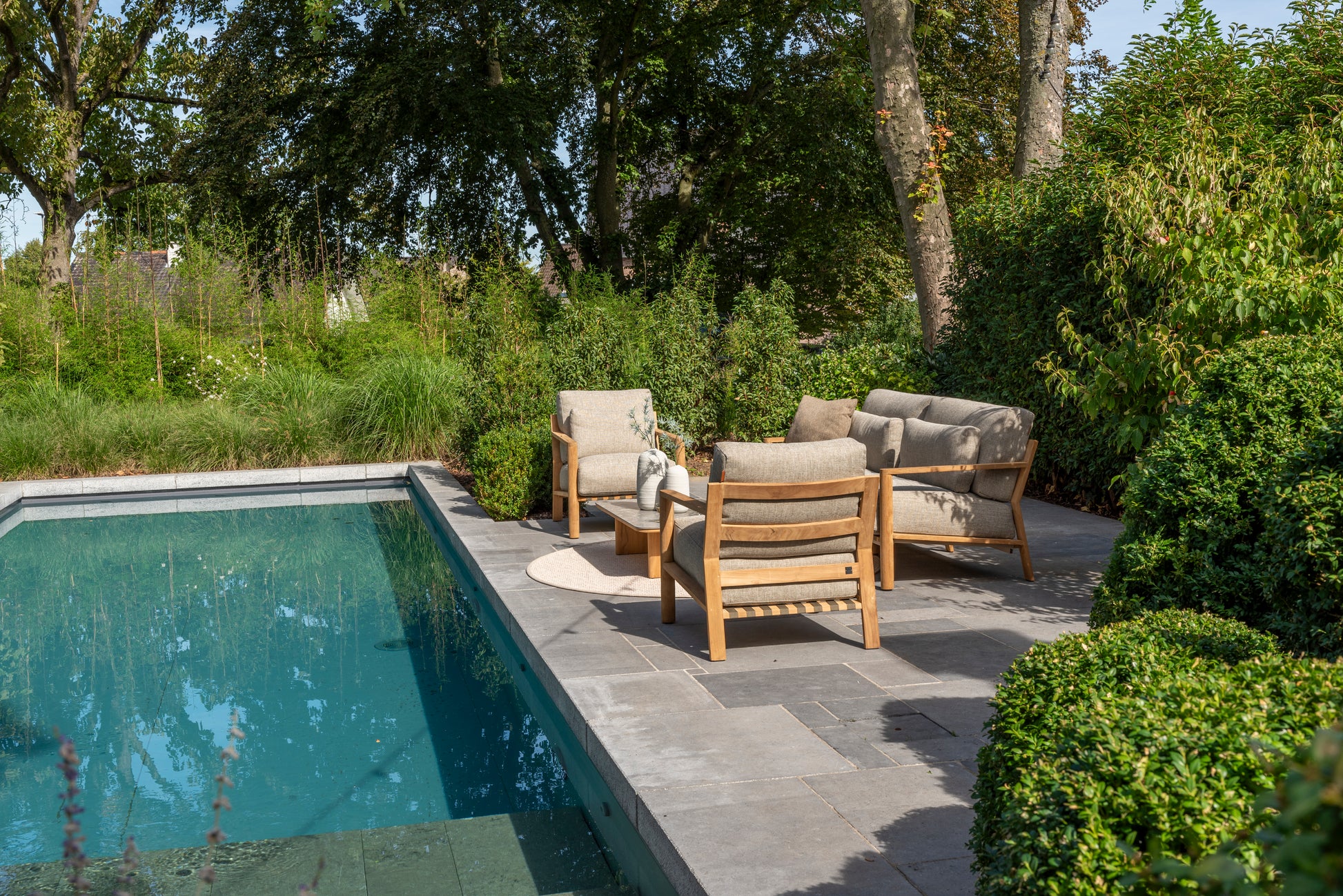 Lucas living set with Finn coffeetables 60cm and 80cm _ - Lifestyle