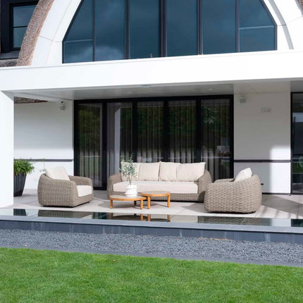 4 Seasons Outdoor Maxime 3-Sitzer-Lounge-Sofa inkl. 3 Kissen