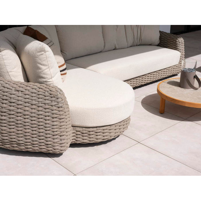 4 Seasons Outdoor Maxime Chaise Lounge Bank + Boaz Kaffeetische Terre