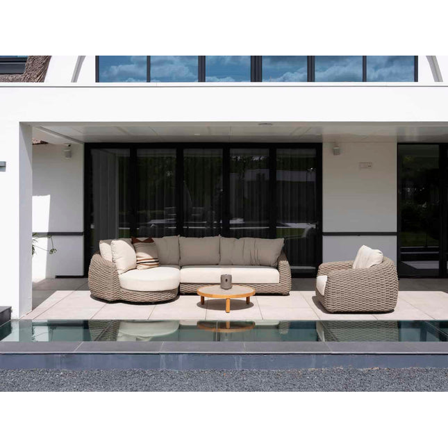 4 Seasons Outdoor Maxime Chaise Lounge Bank + Lounge Stuhl