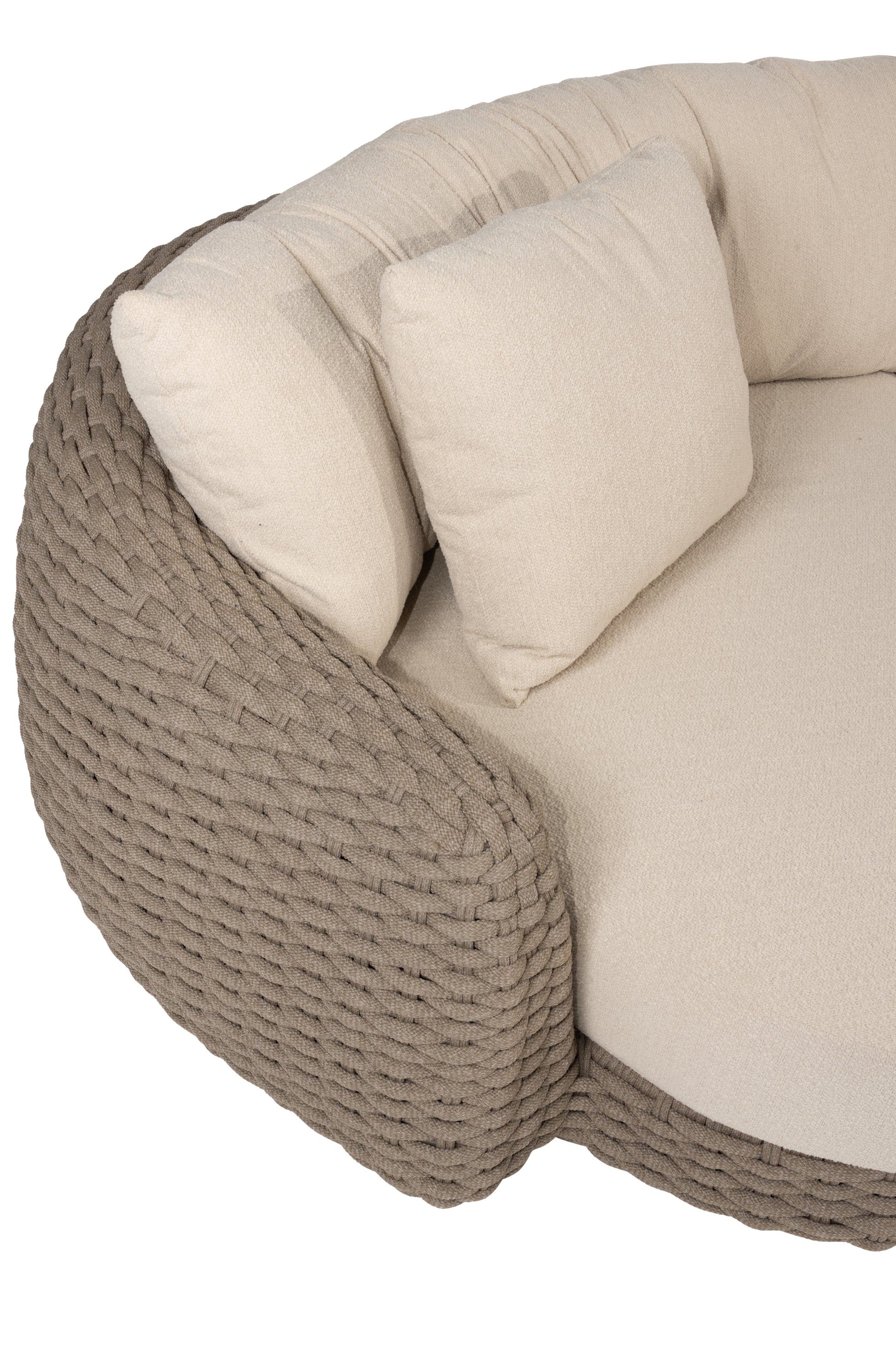 Maxime chaise lounge bench and living chair without table - Detail