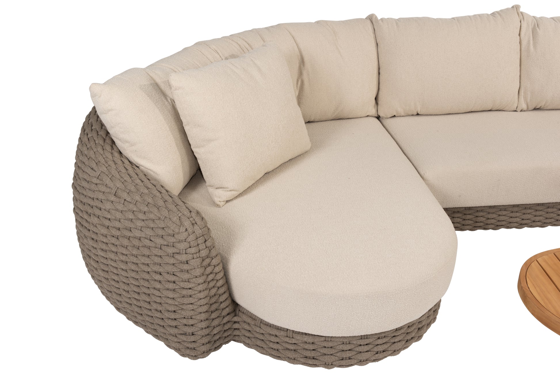 Maxime chaise lounge bench and living chair without table - Detail