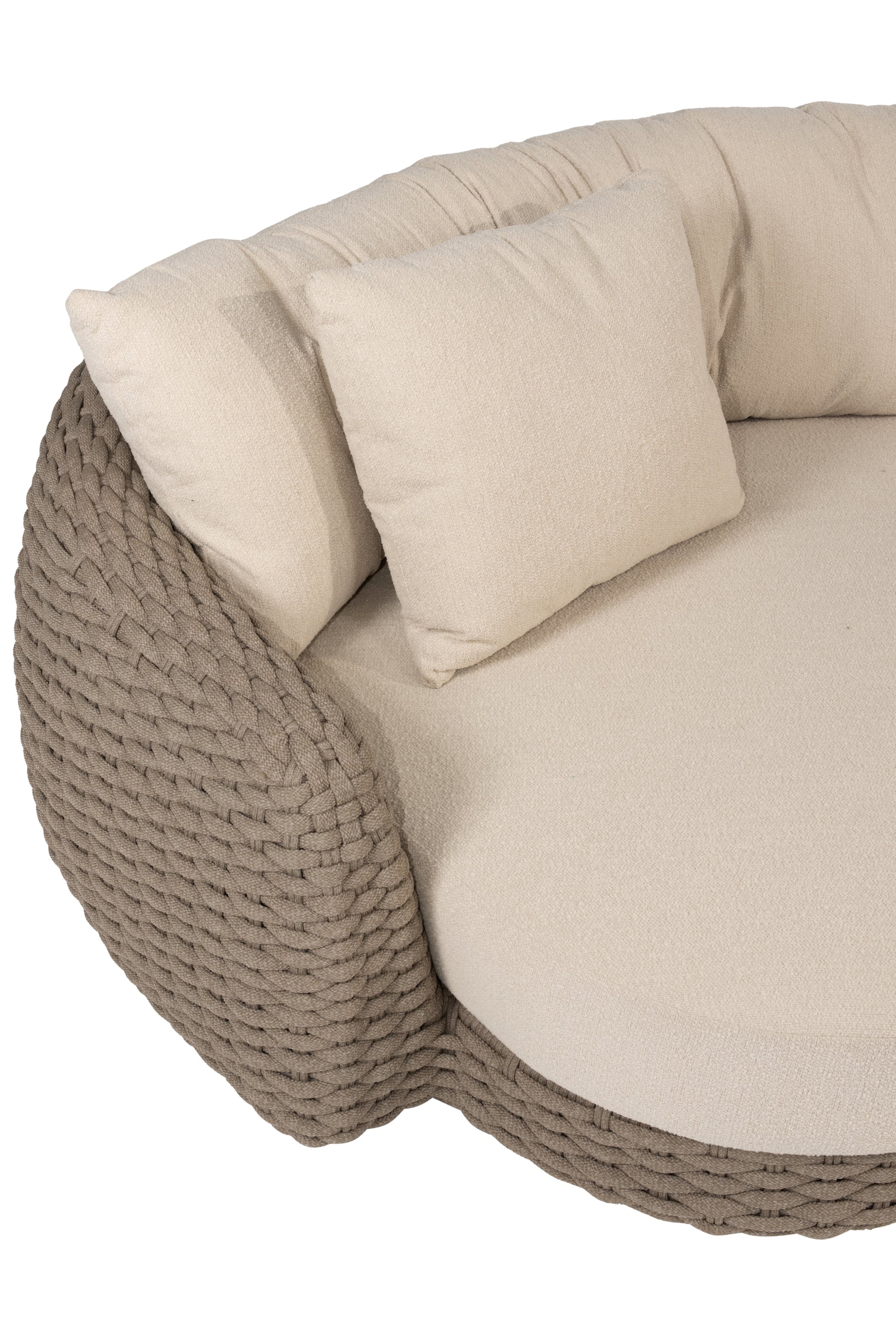 Maxime chaise lounge bench and living chair without table - Detail
