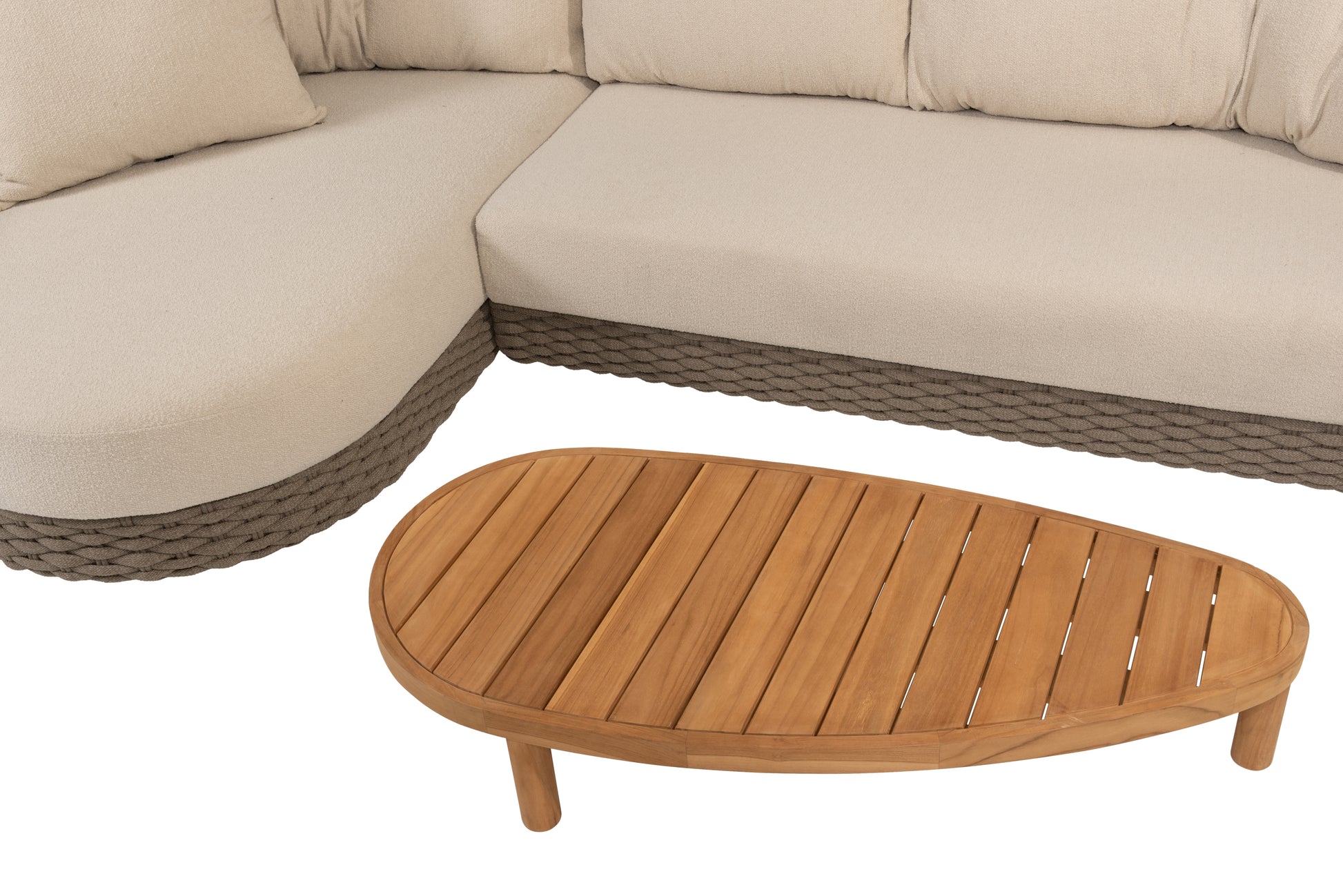 Maxime chaise lounge bench and living chair without table - Detail