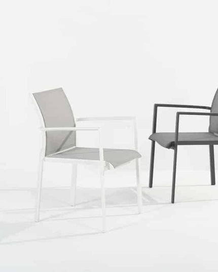 Taste 4SO Melbourne Dining Anthrazite + Optimum Put Tisch Keramik 160-220-280 cm