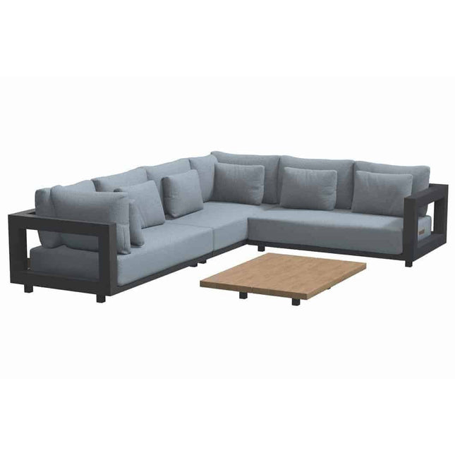 4 Seasons im Freien Metropolitan Couchtisch Teak 120 x 90 x 18 cm.