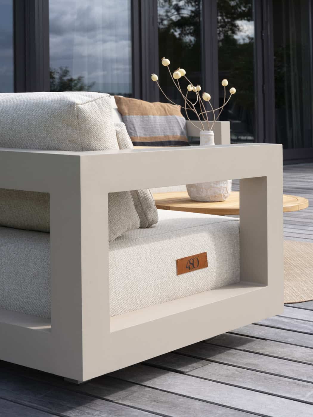 4SO Metropolitan modulaire hoekbank 256×256 cm latte - afbeelding 5