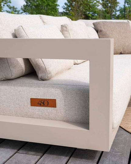 4 Seasons Outdoor Metropolitan Lounge Set Latte ohne Couchtisch