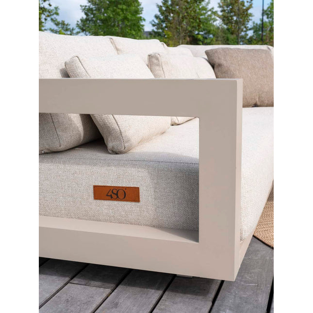 4 Seasons Outdoor Metropolitan 4-Sitzer-Lounge-Sofa Latte Latte