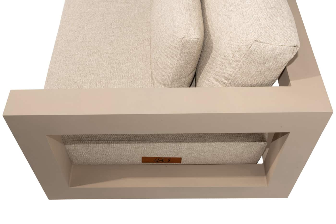 4SO Metropolitan modulaire hoekbank 256×256 cm latte - afbeelding 7