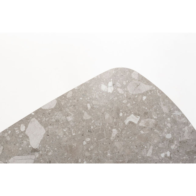 4 Seasons Outdoor Aprilla Ess Anthrazit + Montana Tisch Fass Keramik Terrazzo 240 x 103 cm