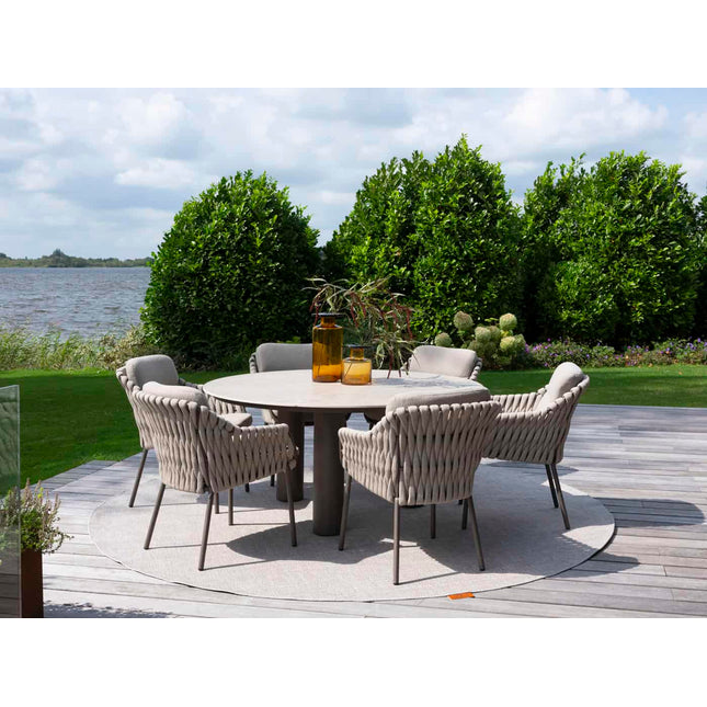 4 Seasons Outdoor Montera Dining + Arizona Tisch Keramikblatt 160 Ø CM