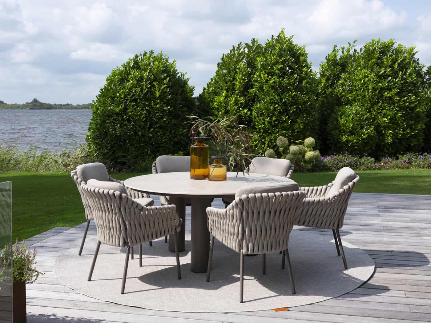 4SO Montera dining set (6 st.) met Arizona tafel ⌀160cm - afbeelding 3
