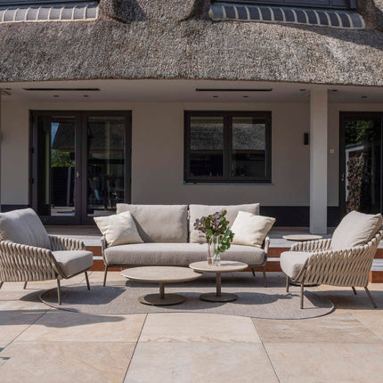 4 Seasons Outdoor Montera 3-Sitzer-Lounge-Sofa inkl. 3 Kissen