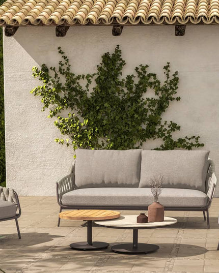 4 Seasons Outdoor Montera Lounge Set ohne Couchtisch + Fußschemel