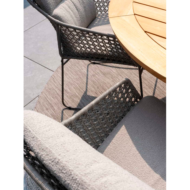 4 Seasons Outdoor Moretti High Back Speisesuhl inkl. 2 Kissen