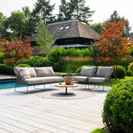 4 Seasons Outdoor Moretti 3-Sitzer-Lounge-Sofa inkl. 3 Kissen