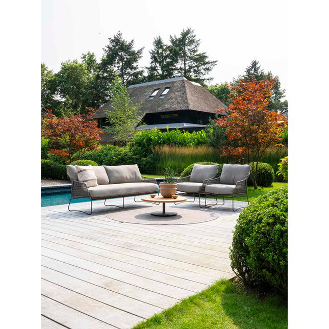 4 Seasons Outdoor Moretti 3-Sitzer-Lounge-Sofa inkl. 3 Kissen