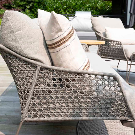 4 Seasons Outdoor Moretti 3-Sitzer-Lounge-Sofa inkl. 3 Kissen