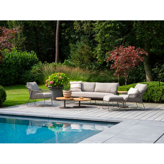 4 Seasons Outdoor Moretti Lounge Set + Volta Kaffeetische Terre