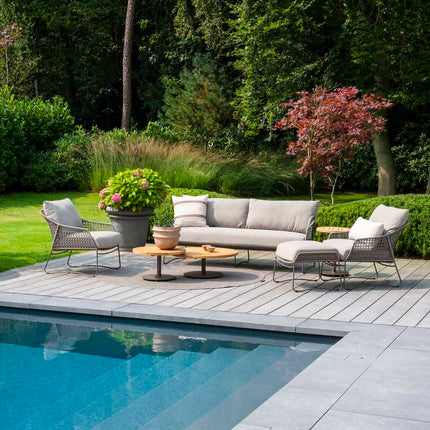 4 Seasons Outdoor Moretti 3-Sitzer-Lounge-Sofa inkl. 3 Kissen