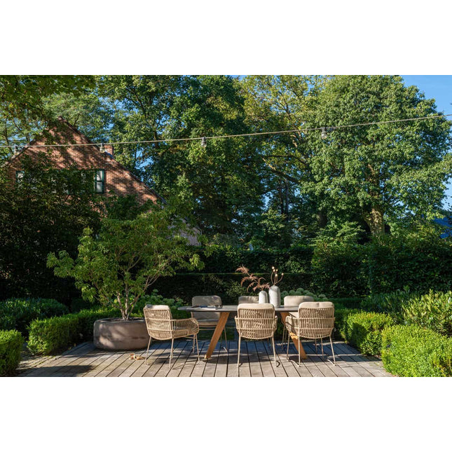 4 Seasons Outdoor Murcia Speisestuhl Latte inkl. 2 Kissen