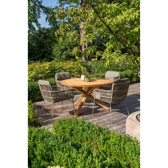 4 Seasons Outdoor Murcia Speisesuhl Olive inkl. 2 Kissen