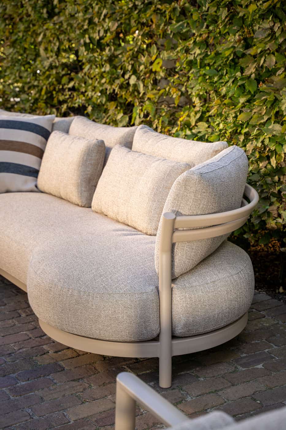 4SO Mykonos modulares Ecksofa 312×262.5 cm latte