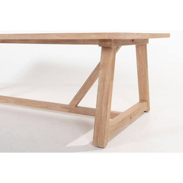 4 Seasons Outdoor Jura Dining + Taste 4SO Noah gebürstete Teaktisch 260 cm
